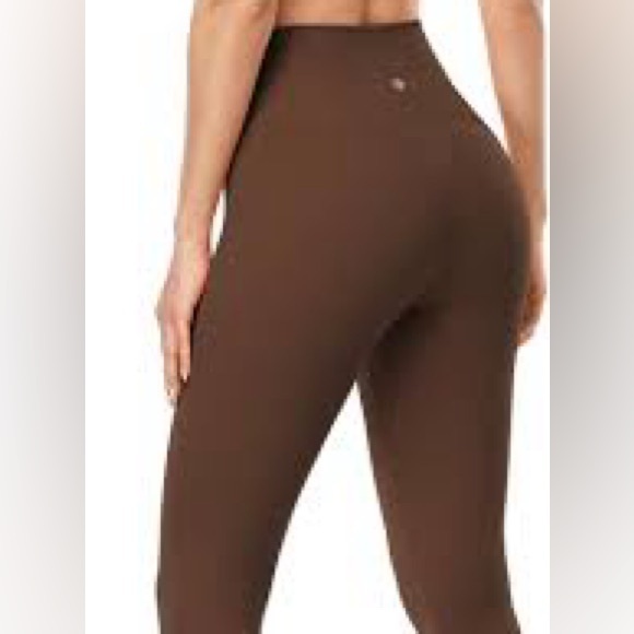 Hey Nuts brown high waisted yoga leggings size large - Picture 3 of 11